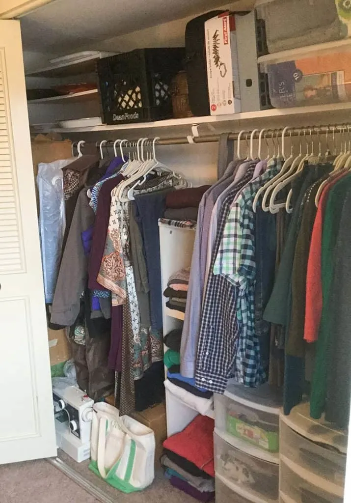 Apartment Bedroom Closet Tour - The (mostly) Simple Life