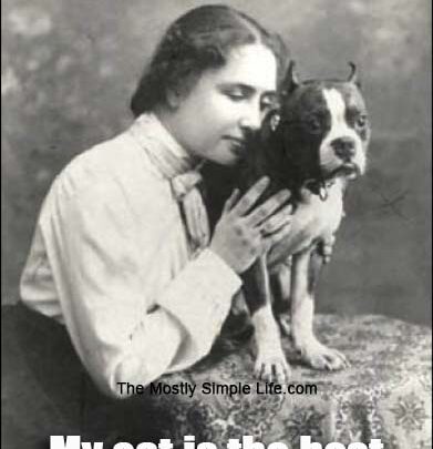 helen keller's cat