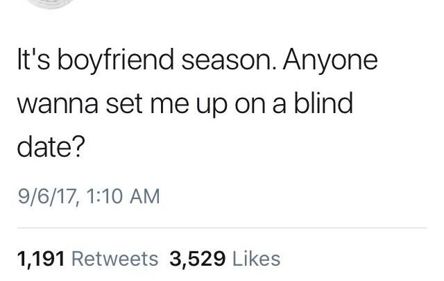 Blind date joke