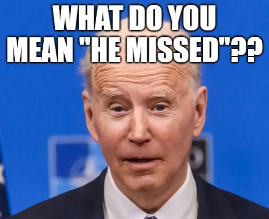 biden might have been disappointed that Thomas missed Trump