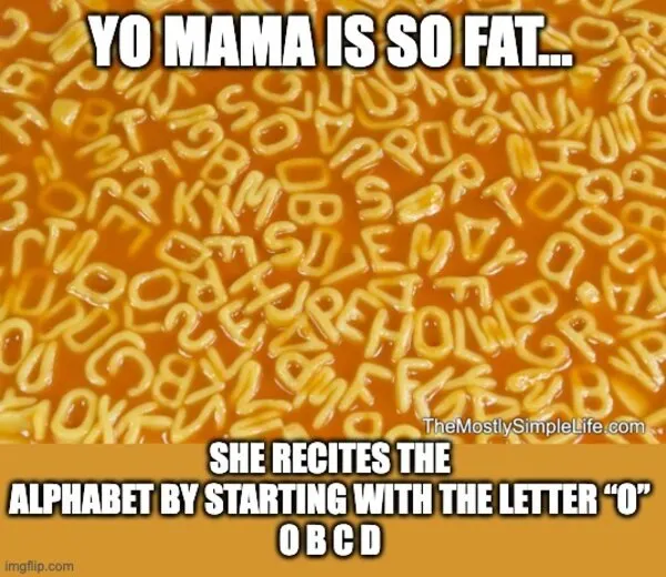 Alphabet soup.