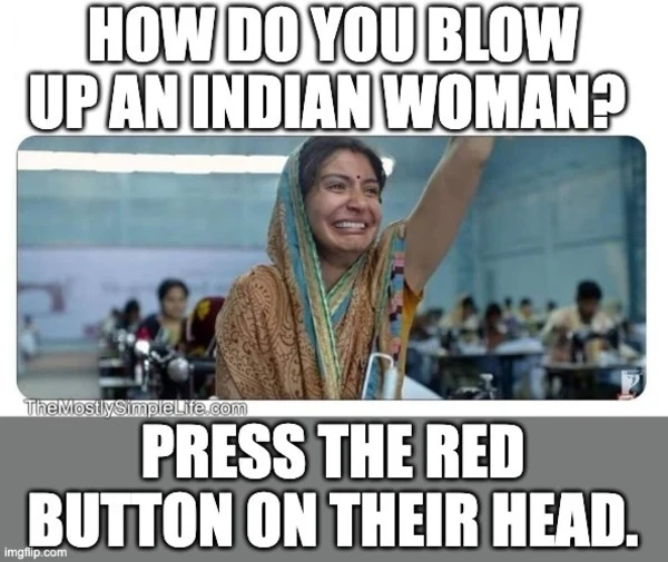 Indian woman crying.